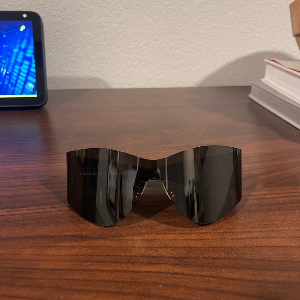 Balenciaga shield sunglasses
